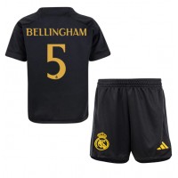 Fotballdrakt Barn Real Madrid Jude Bellingham #5 Tredjedraktsett 2023-24 Kortermet (+ Korte bukser)